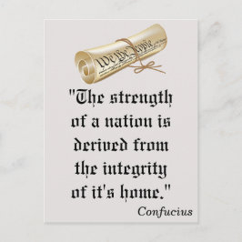 Postal Fuerza de una nación, ¡los demócratas VOTAN! Posta