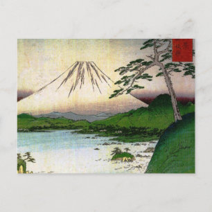 Postal Fuji en Japón alrededor del siglo XIX