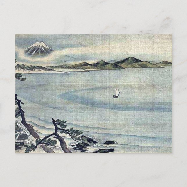 Postal Fukeiga Ukiyoe (Anverso)