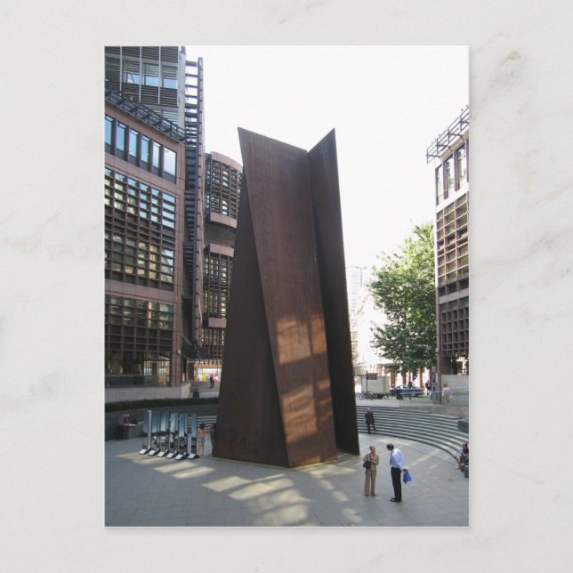 Postal Fulcrum (1987) de Richard Serra , es un especif de (Anverso)
