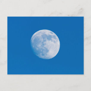 Postal Full Moon Over The City Of Montreal