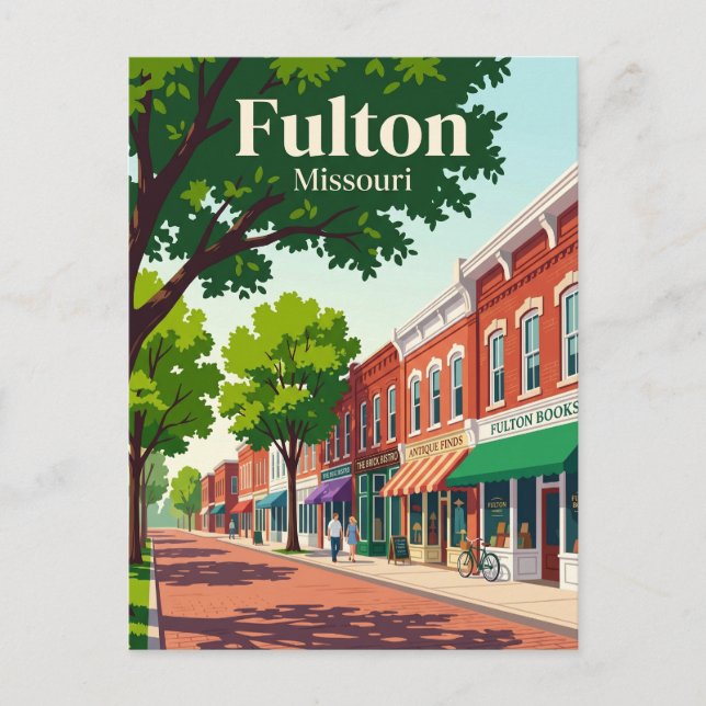 Postal Fulton Missouri (Anverso)