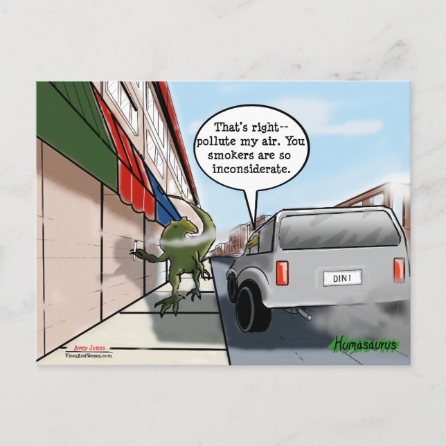 Postal ¿Fumador desconsiderado? (Anverso)