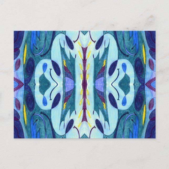 Postal Fumes azules (Anverso)