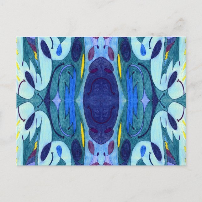 Postal Fumes azules (Anverso)