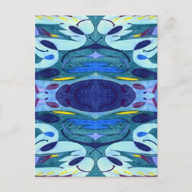 Postal Fumes azules (Anverso)