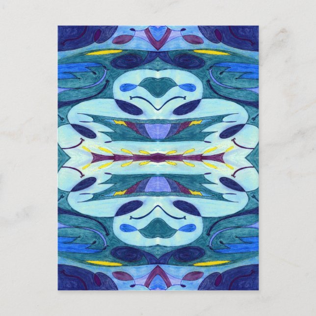 Postal Fumes azules (Anverso)