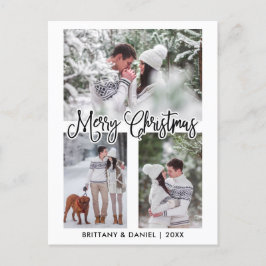 Postal Fun Calligraphy 3 Festividades de pareja de Navida