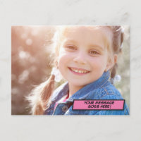 Fun de foto de mensaje libro de historietas retro