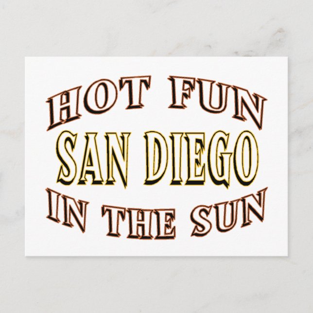 Postal Fun de San Diego (Anverso)