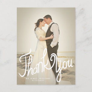 Postal Fun Handwrite Photo Filter Gracias Postcard