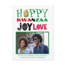 Fun Happy Kwanzaa LOVE JOY FOTO