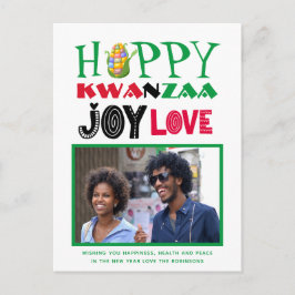 Postal Fun Happy Kwanzaa LOVE JOY FOTO