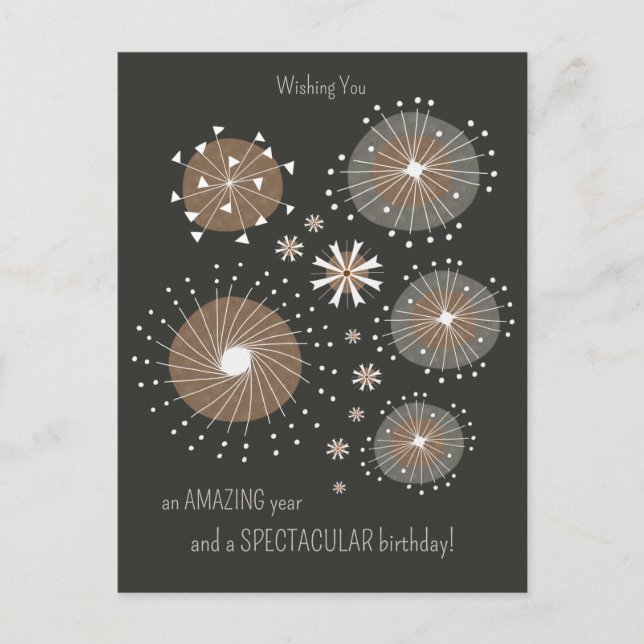 Postal Fun inventivo fuegos artificiales a mano CC1105 Cu (Anverso)
