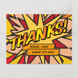 Postal Fun Modern Comic Book Gracias