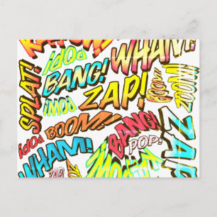 Postal Fun Retro Historieta Pop Art