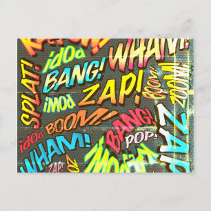 Postal Fun Retro Historieta Pop Art