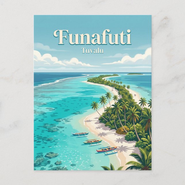 Postal Funafuti Tuvalu (Anverso)