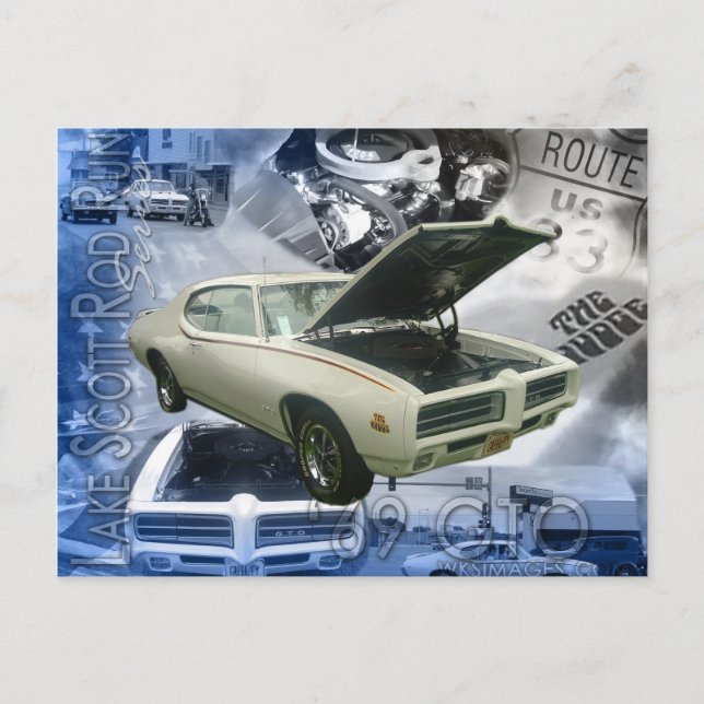 Postal Funcionamiento de Scott Rod de 69 GTO-Lagos (Anverso)