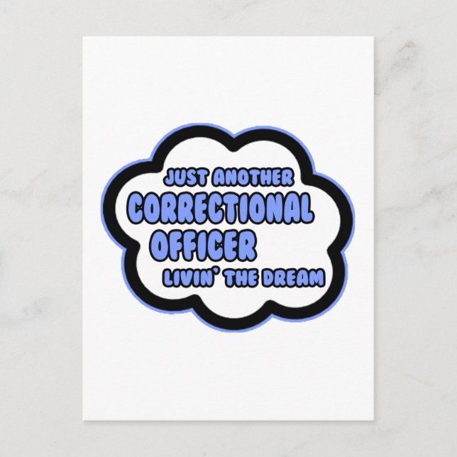 Postal Funcionario correccional .. Viviendo el sueño (Anverso)