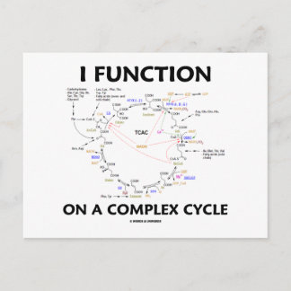 Postal Funciono En Un Ciclo Complejo (Humor En Ciclo Kreb