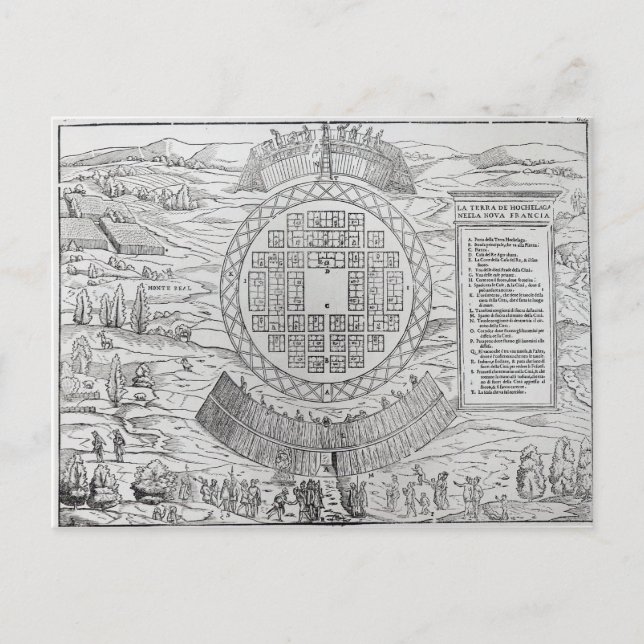 Postal Fundación Hochelaga (Anverso)