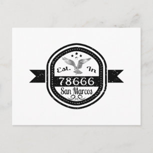 Postal Fundada En 78666 San Marcos