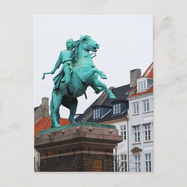 Postal Fundador de Copenhague Absalon - Højbro Plads (Anverso)