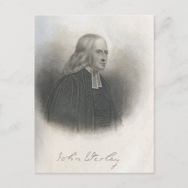 Postal Fundador de John Wesley Methodist (Anverso)