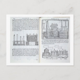 Postal Fundamentos colgantes, de 'Della Architettura', pu