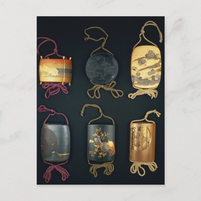 Postal Fundas Inro, siglo XIX (Anverso)