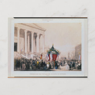 Postal Funeral de las víctimas de La Madeleine