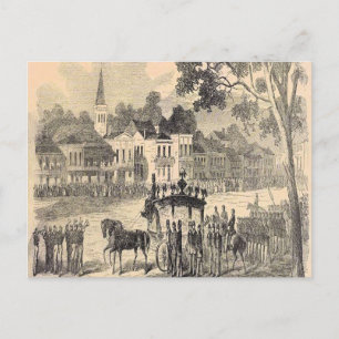 Postal Funeral de Nueva Orleans Segunda Línea 1800