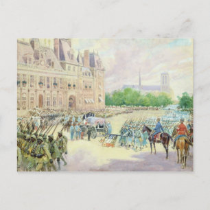 Postal Funeral del General Joseph Gallieni 1916