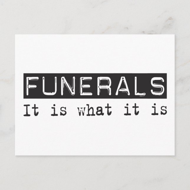 Postal Funerales Es (Anverso)