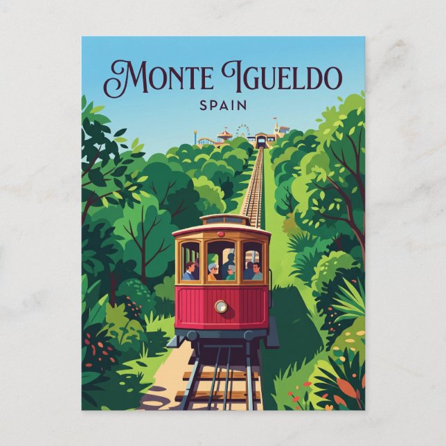 Postal Funicular de Monte Igueldo España (Anverso)