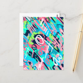 Postal Funky Abstract Art