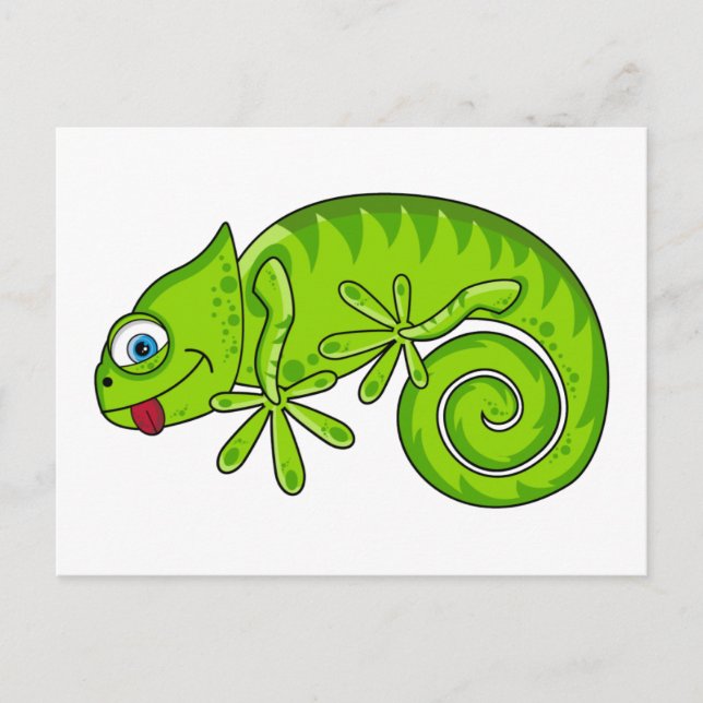 Postal Funky Gecko Postcard (Anverso)