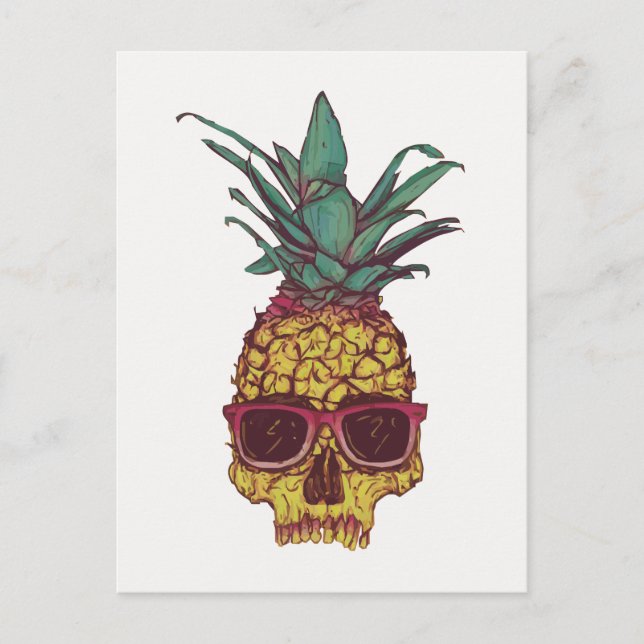 Postal Funky Geek Guay Pineapple Punk (Anverso)