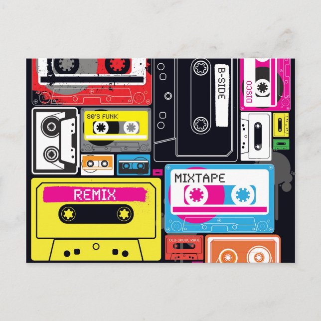 Postal Funky Guay Mix Tapes Design (Anverso)