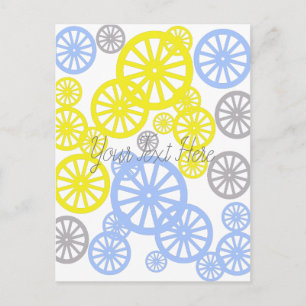 Postal Funky Happy Wheel Circle Pattern Product