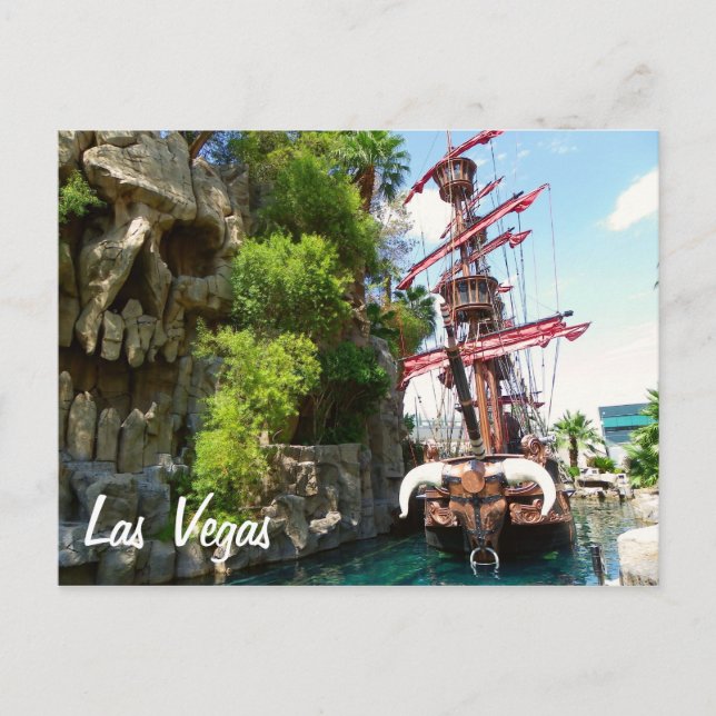 Postal ¡Funky La Postcard de Las Vegas! (Anverso)