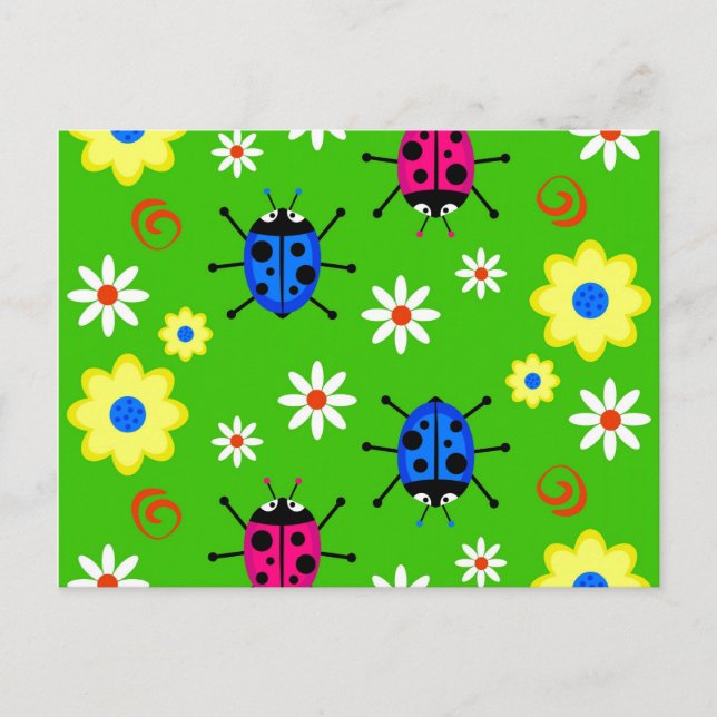 Postal Funky Ladybugs (Anverso)