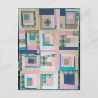 Postal Funky Log Cabin Quilt