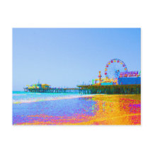 Funky Pixels Santa Monica Pier