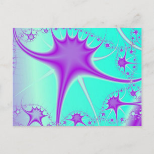 Postal Funky Star Postcard