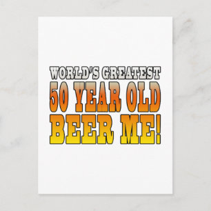 Postal Funny 50th Birthdays : Worlds Greatest 50 Años