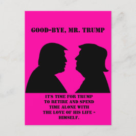 Postal Funny Anti Trump: Adiós, Sr. Trump