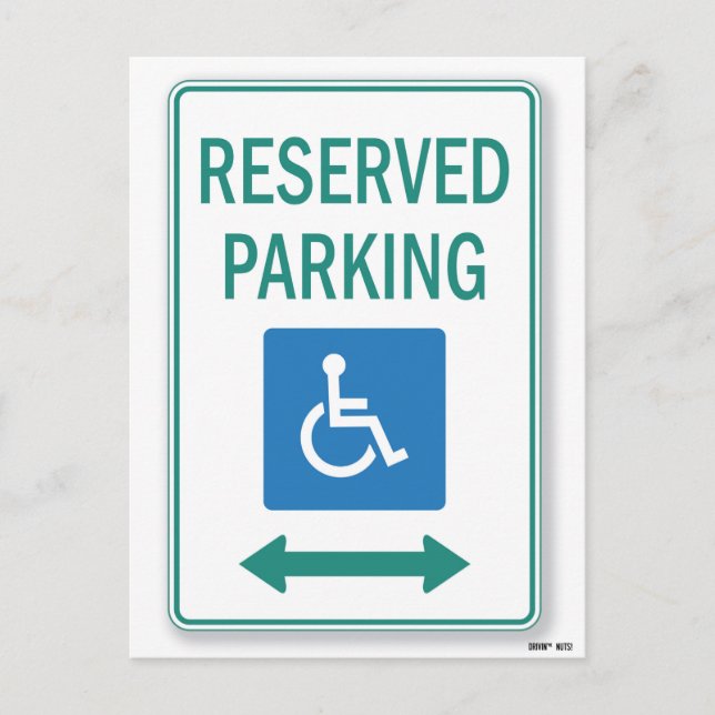 Postal Funny Bad Parking Note (Anverso)