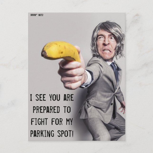 Postal Funny Bad Parking Note (Anverso)